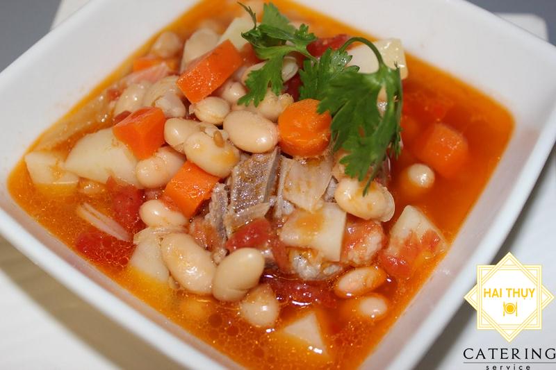  Sườn heo nấu đậu