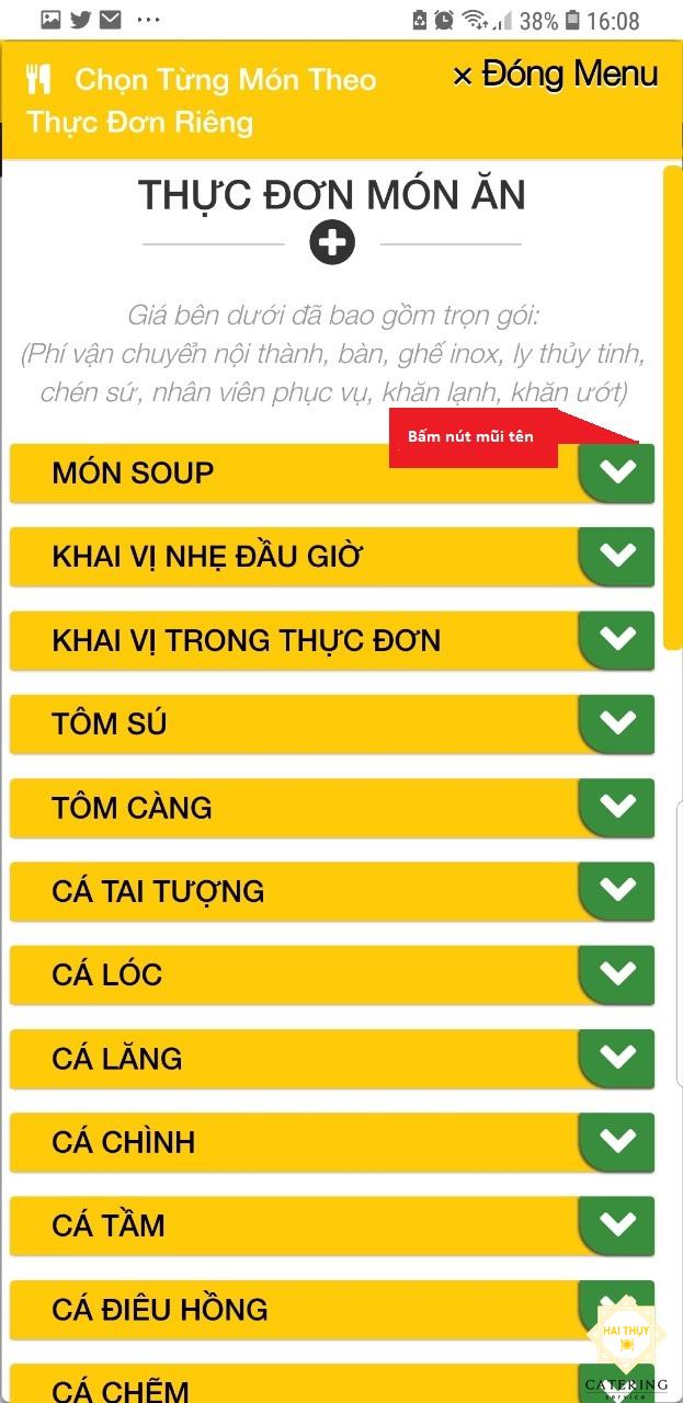 Hướng Dẫn Chọn Món