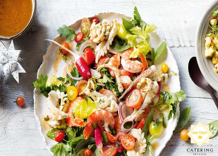 Xà lách hải sản đúc lò