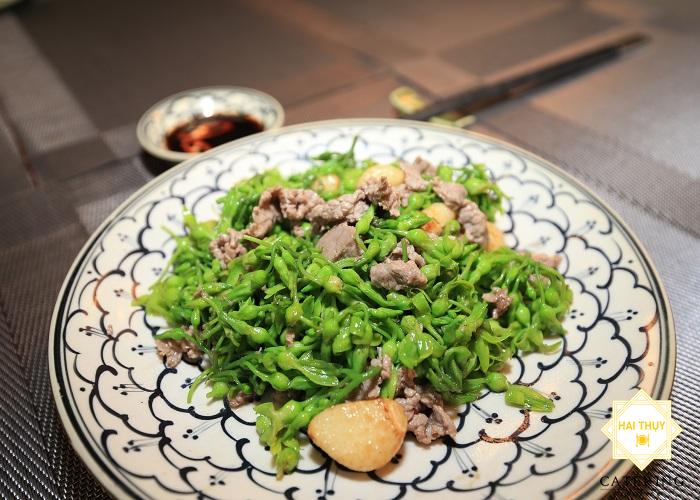 Bò né hoa thiên lý