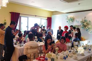 Tiệc đám cưới của chú rể Bảo Quân và cô dâu Thảo Ly