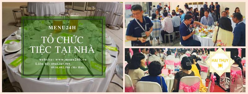Tiệc tại nhà Menu24h uy tín, chuyên nghiệp với các loại hình tiệc đa dạng