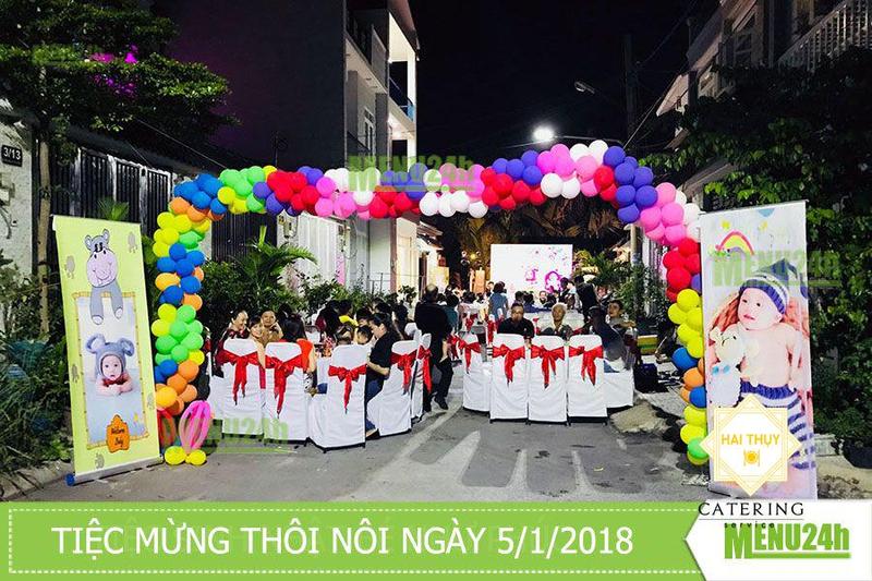 Tổ chức tiệc thôi nôi bé- ngày 05.01.2018