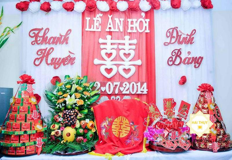 Trang trí đám hỏi tại nhà sao cho thật đẹp mà đơn giản