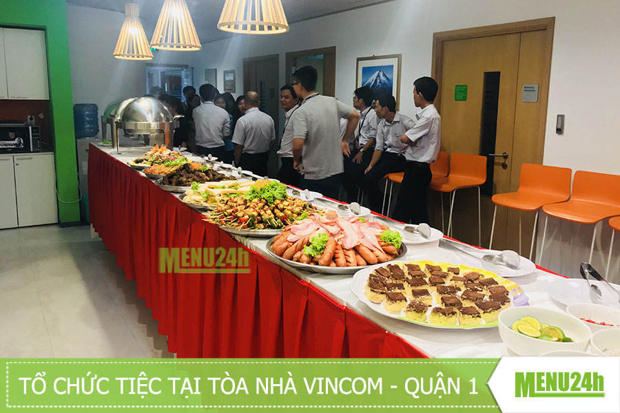 Dịch vụ catering tại Vincom quận 1 - Menu24h